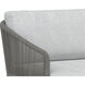 Allariz Warm Grey / Gracebay Light Grey Outdoor Swivel Armchair, Swivel